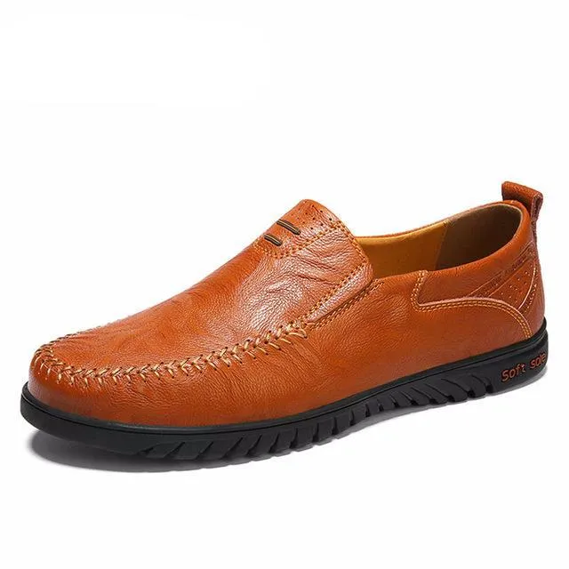Genuine leather Comfortable Men Casual Shoes Footwear