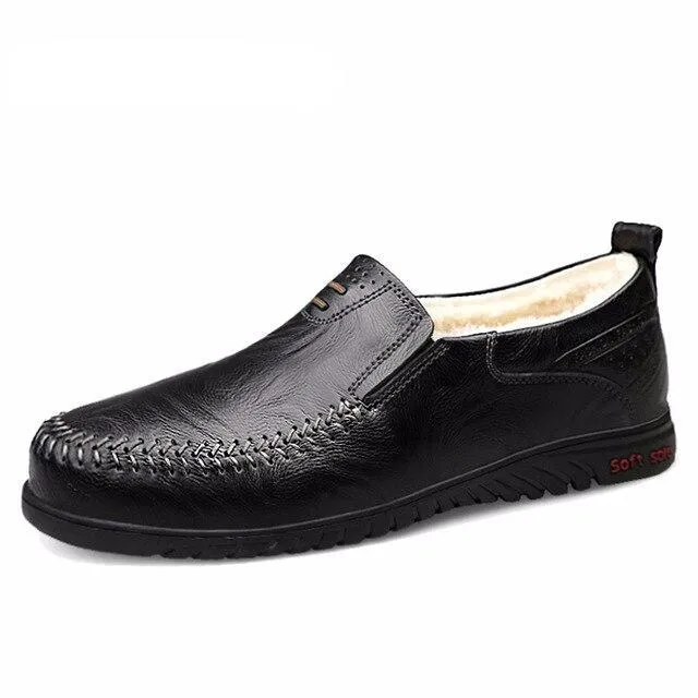 Genuine leather Comfortable Men Casual Shoes Footwear