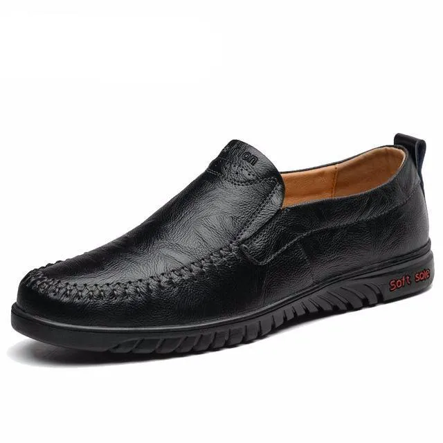 Genuine leather Comfortable Men Casual Shoes Footwear