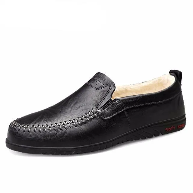 Genuine leather Comfortable Men Casual Shoes Footwear