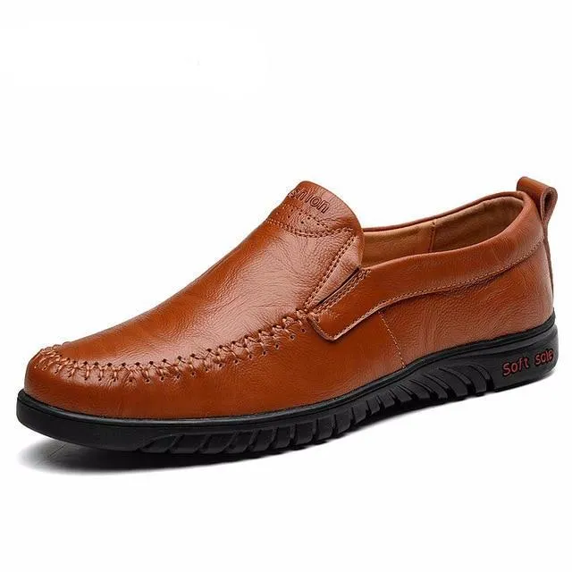 Genuine leather Comfortable Men Casual Shoes Footwear