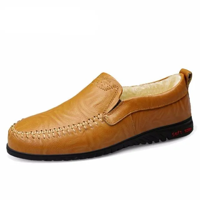 Genuine leather Comfortable Men Casual Shoes Footwear