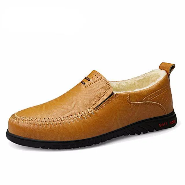 Genuine leather Comfortable Men Casual Shoes Footwear