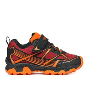 Geox Magnetar Boys Waterproof Runner - Black/Red