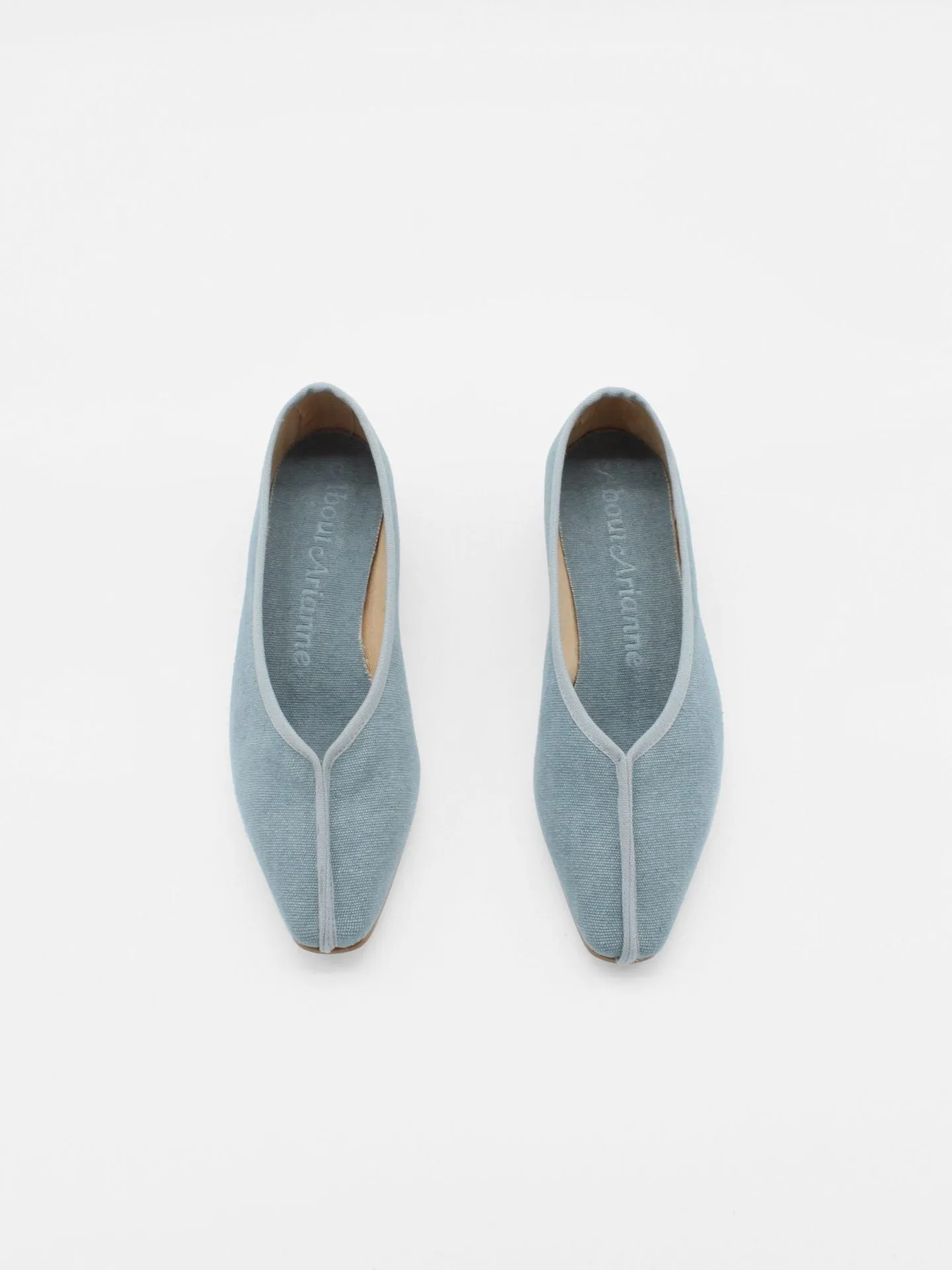 Gina Slipper in faded blue