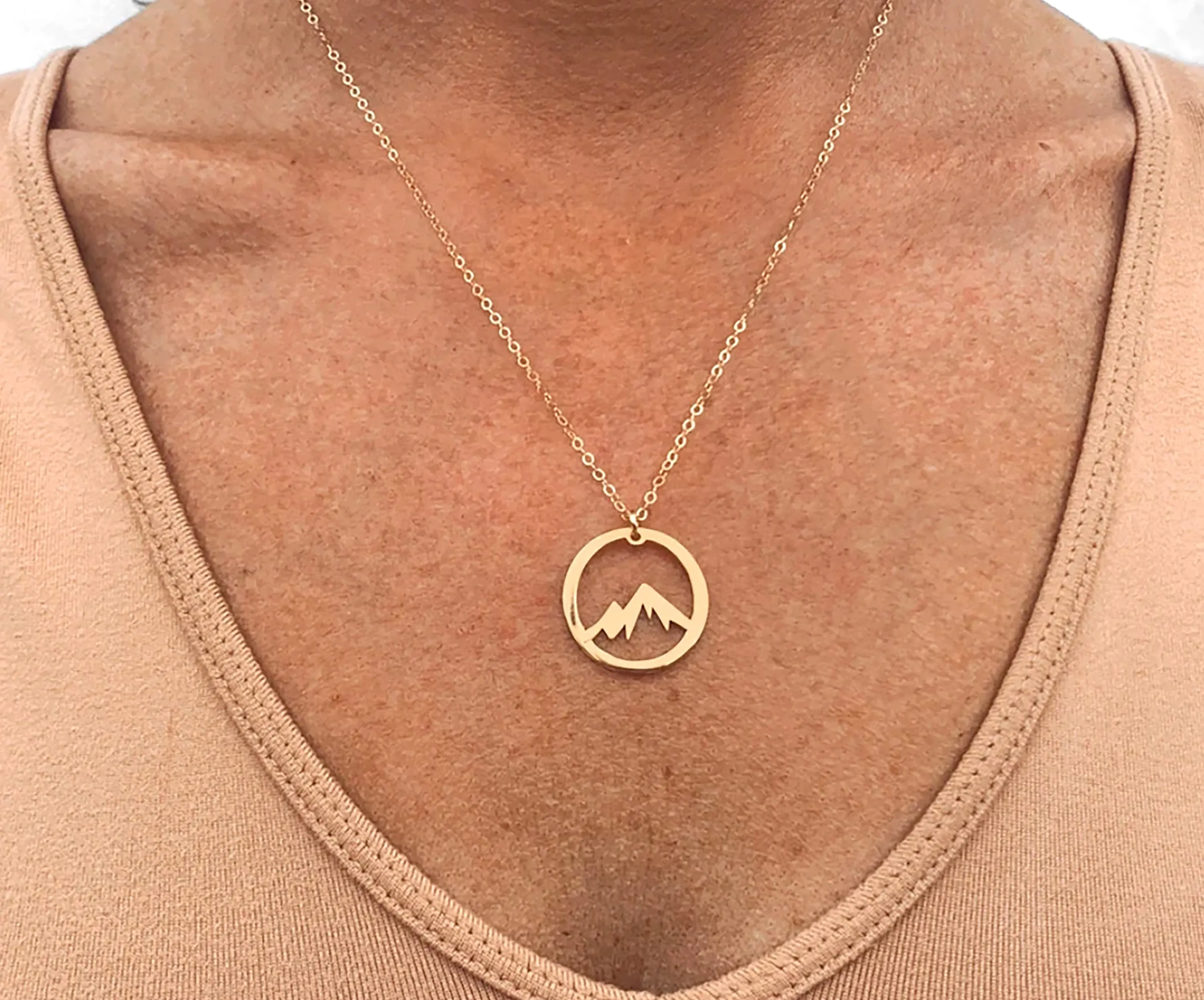 Gold Mountain Necklace