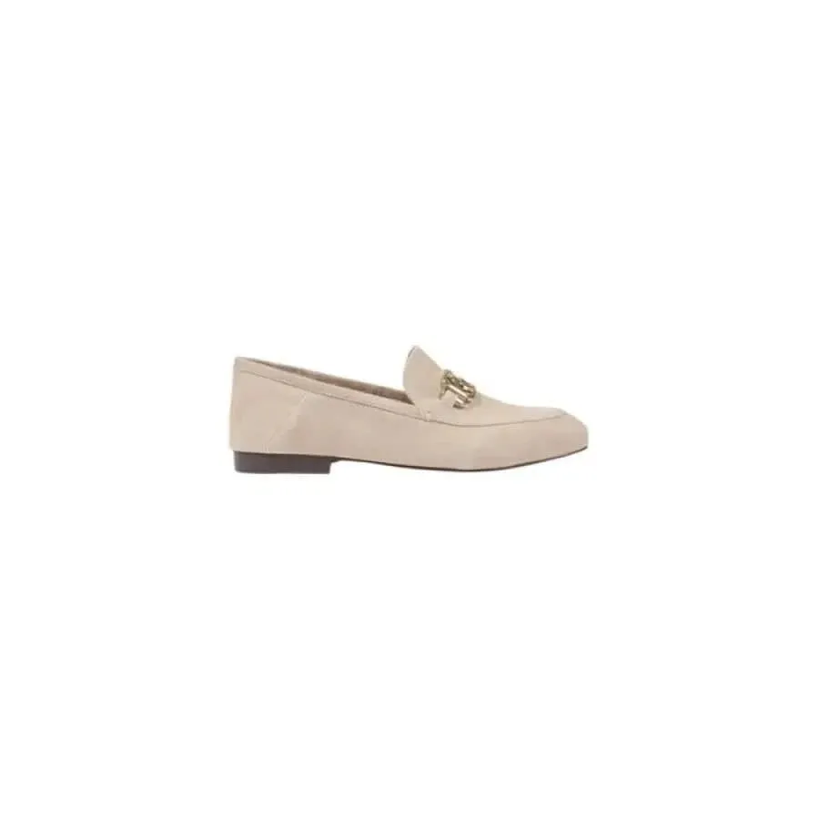 Guess Women's Black Leather Moccasin Flats