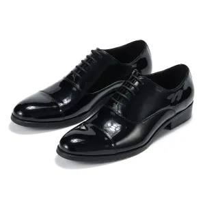 Handmade Full Grain Patent Leather Formal Dress Shoes