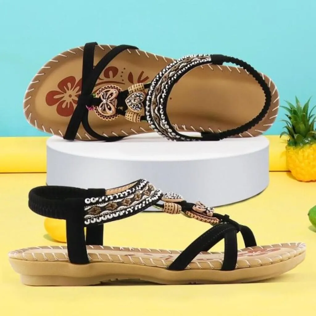 Havanna | Elastic Band Sandals with Soft Platform