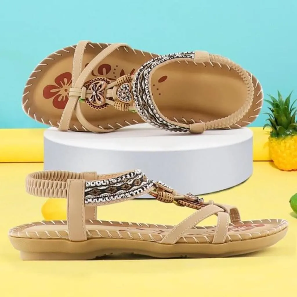 Havanna | Elastic Band Sandals with Soft Platform