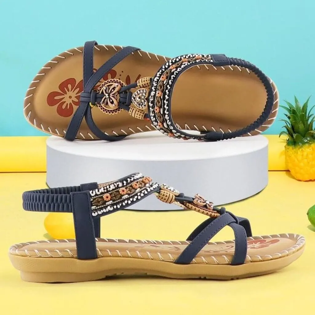 Havanna | Elastic Band Sandals with Soft Platform