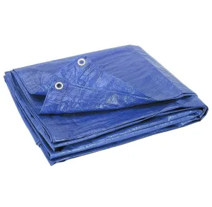 Heavy Duty Waterproof Tarpaulin 2x3m (Blue)