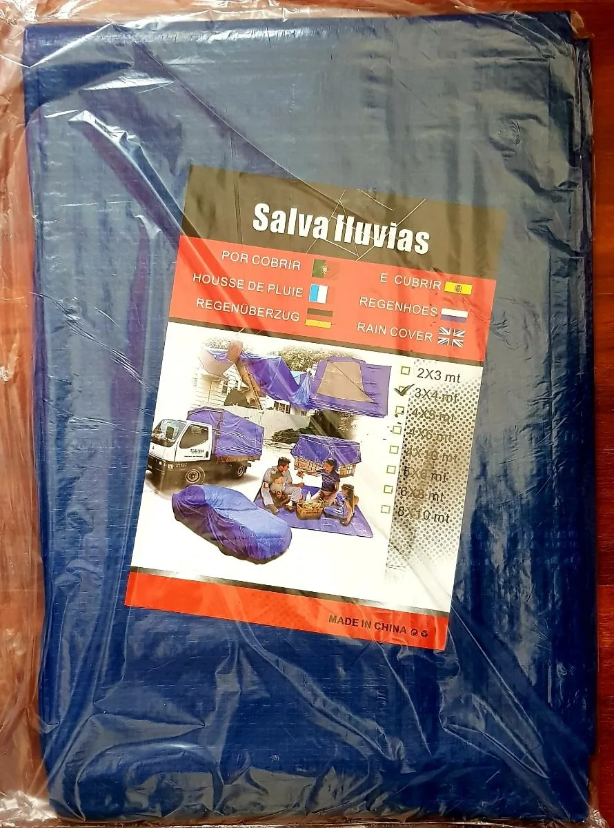 Heavy Duty Waterproof Tarpaulin 2x3m (Blue)