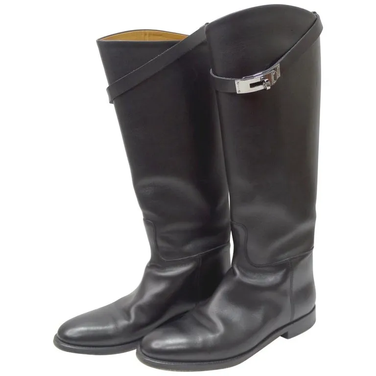 Hermés Box Leather Jumping Boot
