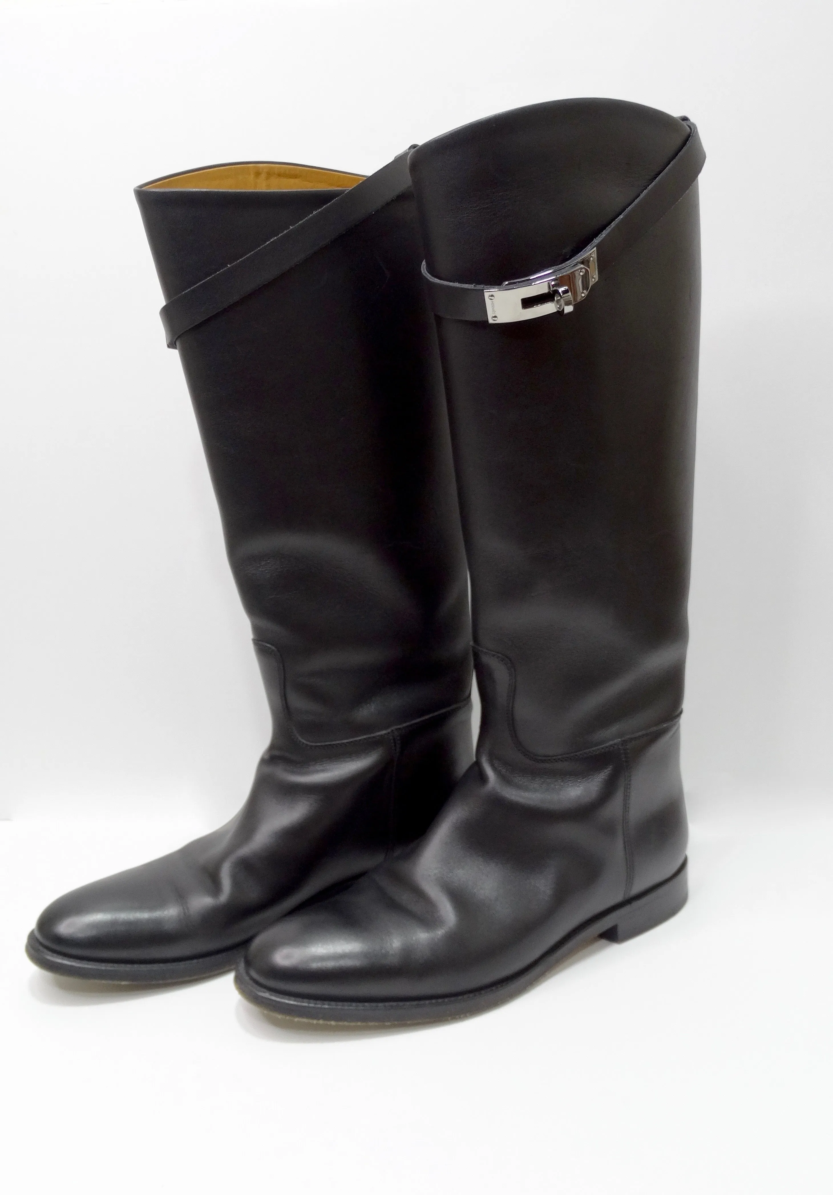 Hermés Box Leather Jumping Boot