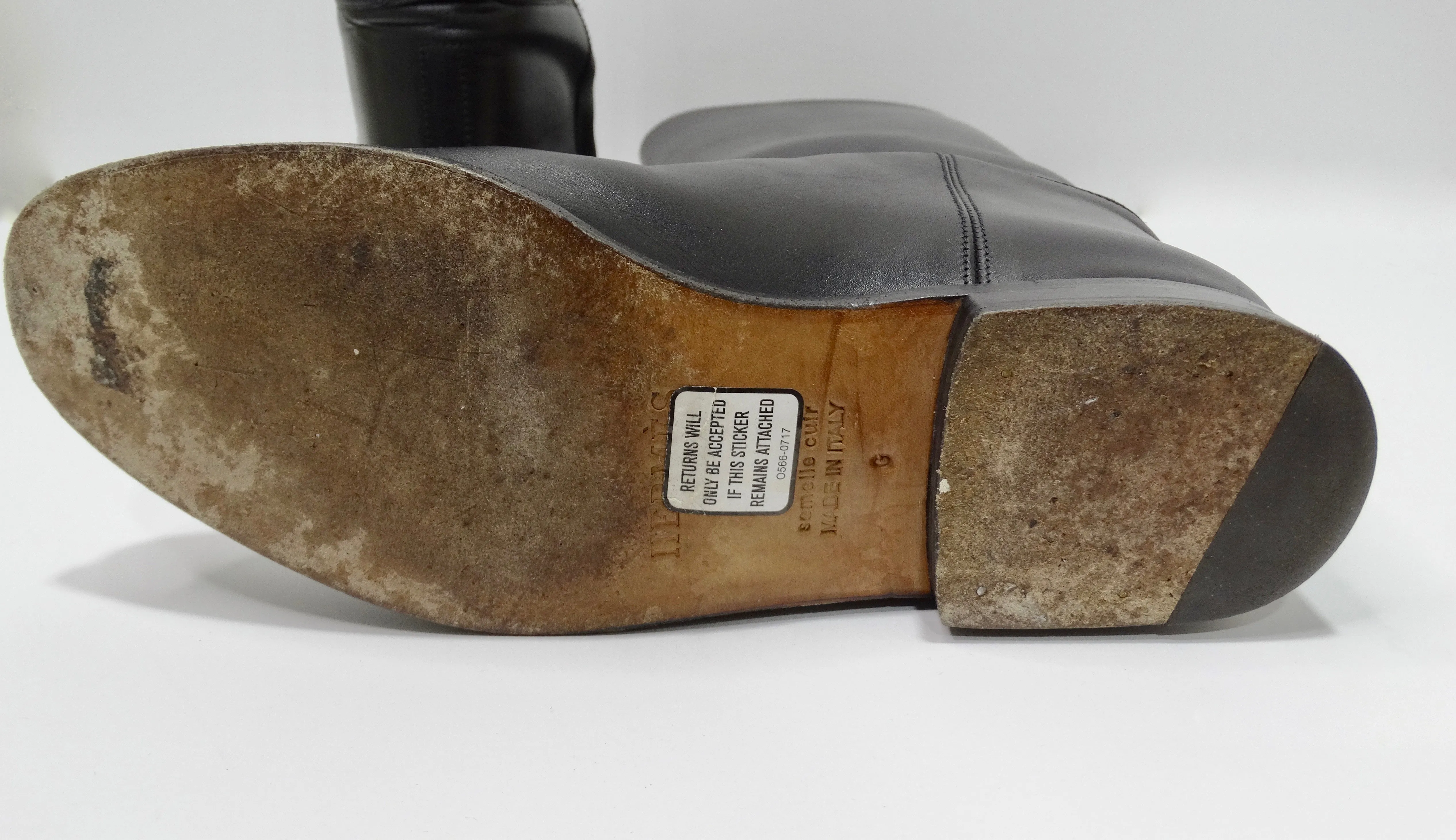 Hermés Box Leather Jumping Boot