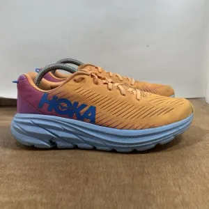 Hoka One One Rincon 3 Women Size 10 Orange Trainers Sneaker Runner Comfort