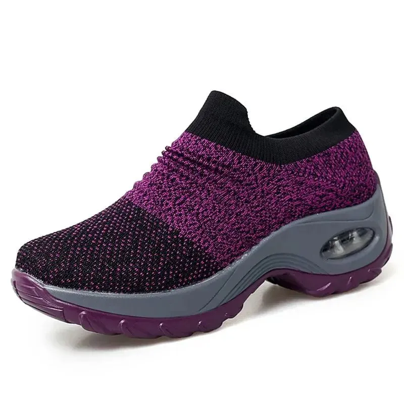 Hypersoft Sneakers Women 2024 Orthopedic Sneakers for Women Platform White Black Red Walking Shoes Women Women Casual Shoes