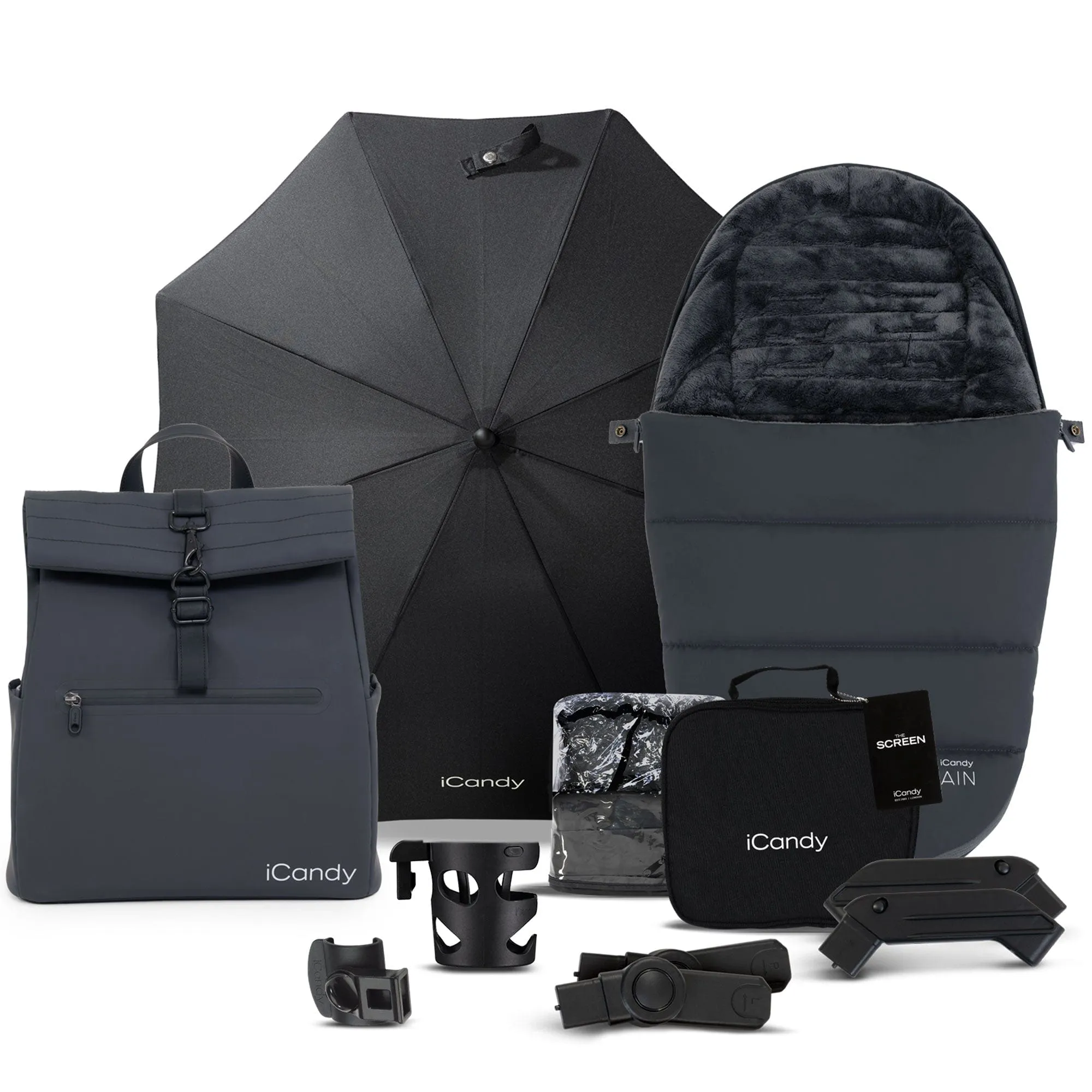 iCandy Peach 7 All Terrain Complete BeSafe Bundle in Storm
