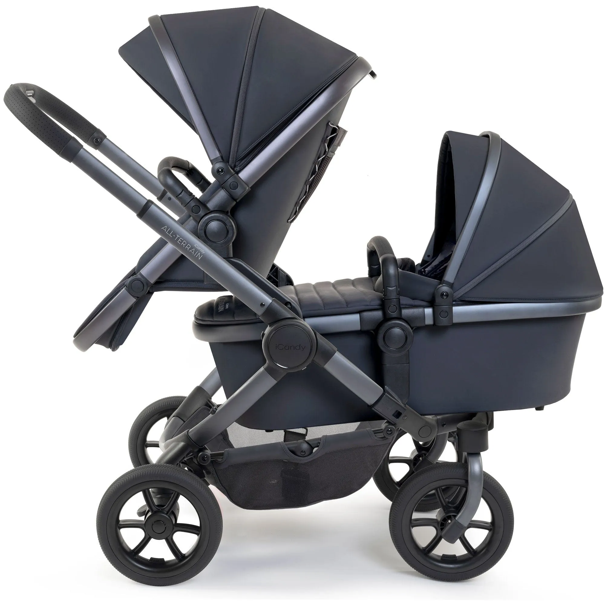iCandy Peach 7 All Terrain Complete Double Bundle in Storm