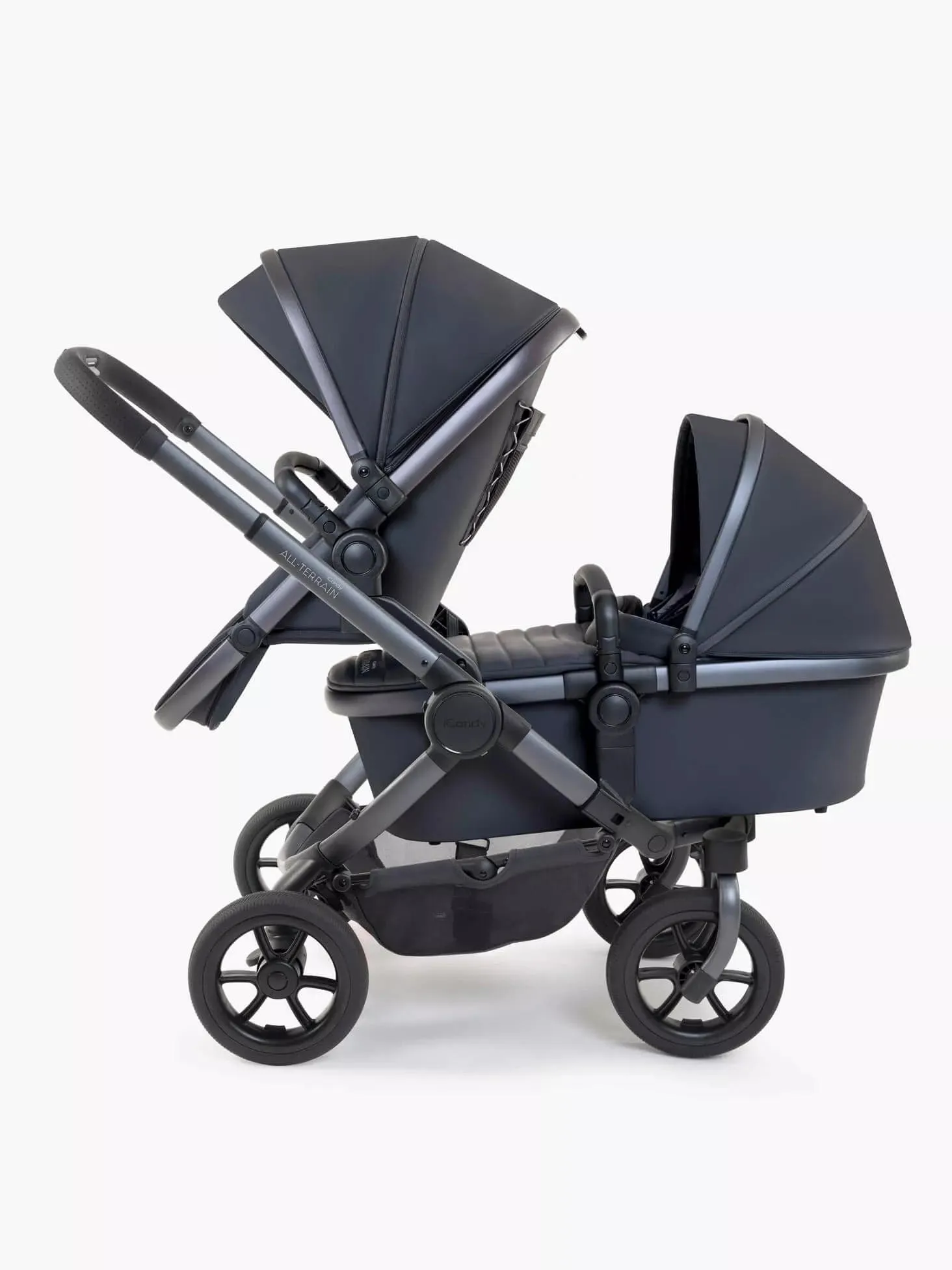 iCandy Peach 7 All-Terrain Double Pushchair - Storm