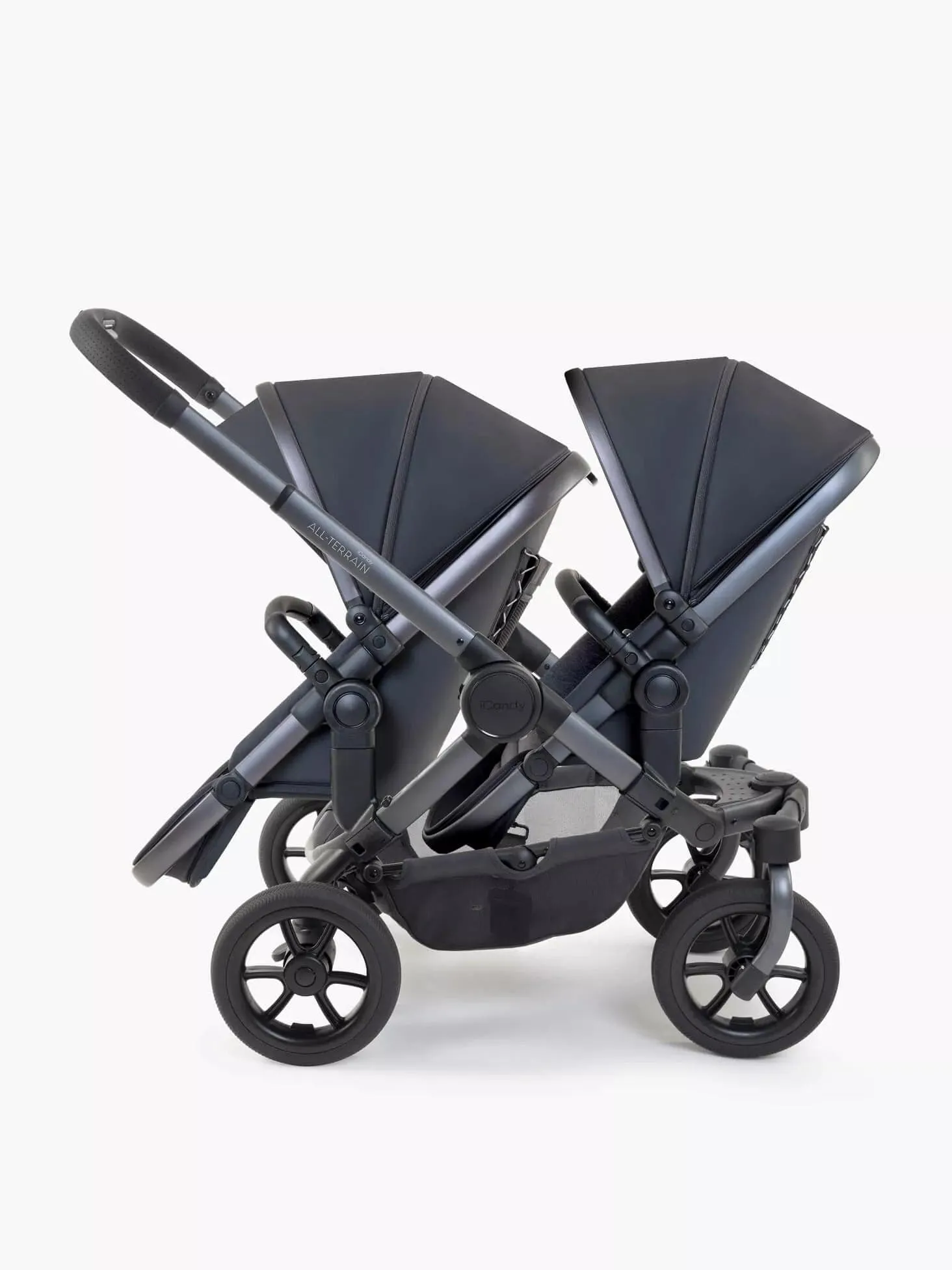 iCandy Peach 7 All-Terrain Double Pushchair - Storm