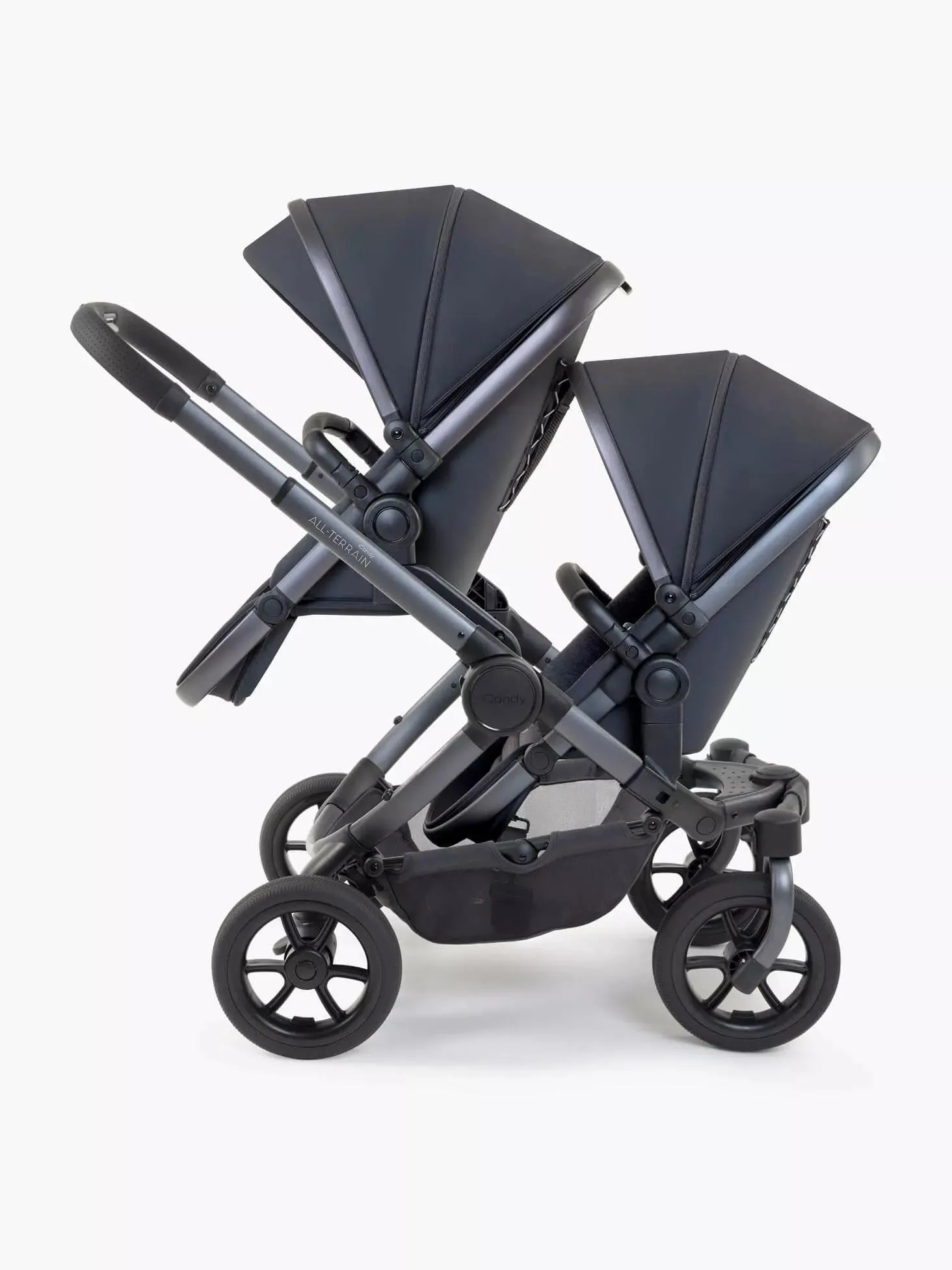iCandy Peach 7 All-Terrain Double Pushchair - Storm