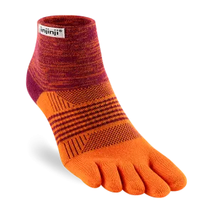 Injinji TRAIL Women's Specific Midweight Mini-Crew Running Socks