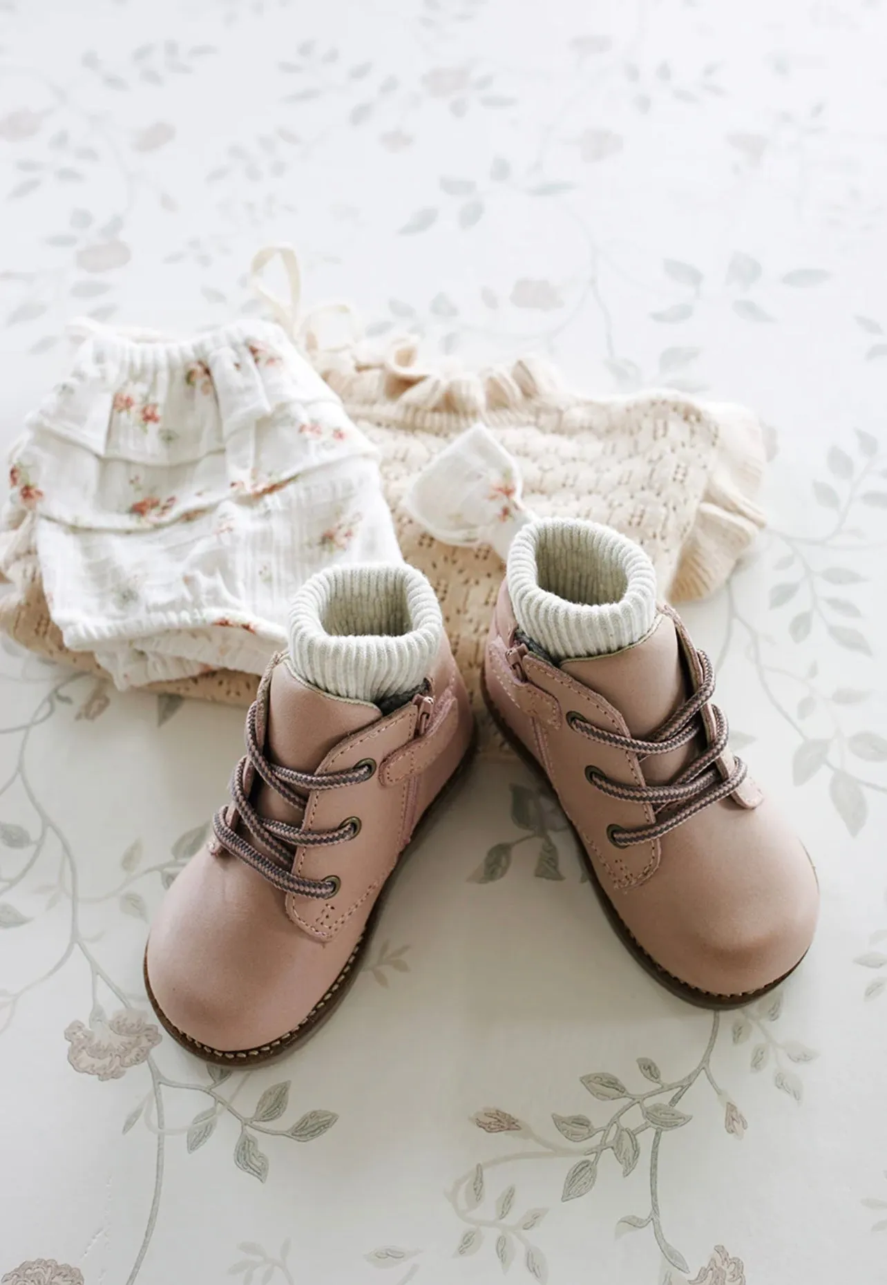Jamie Kay Leather Boot | Blush