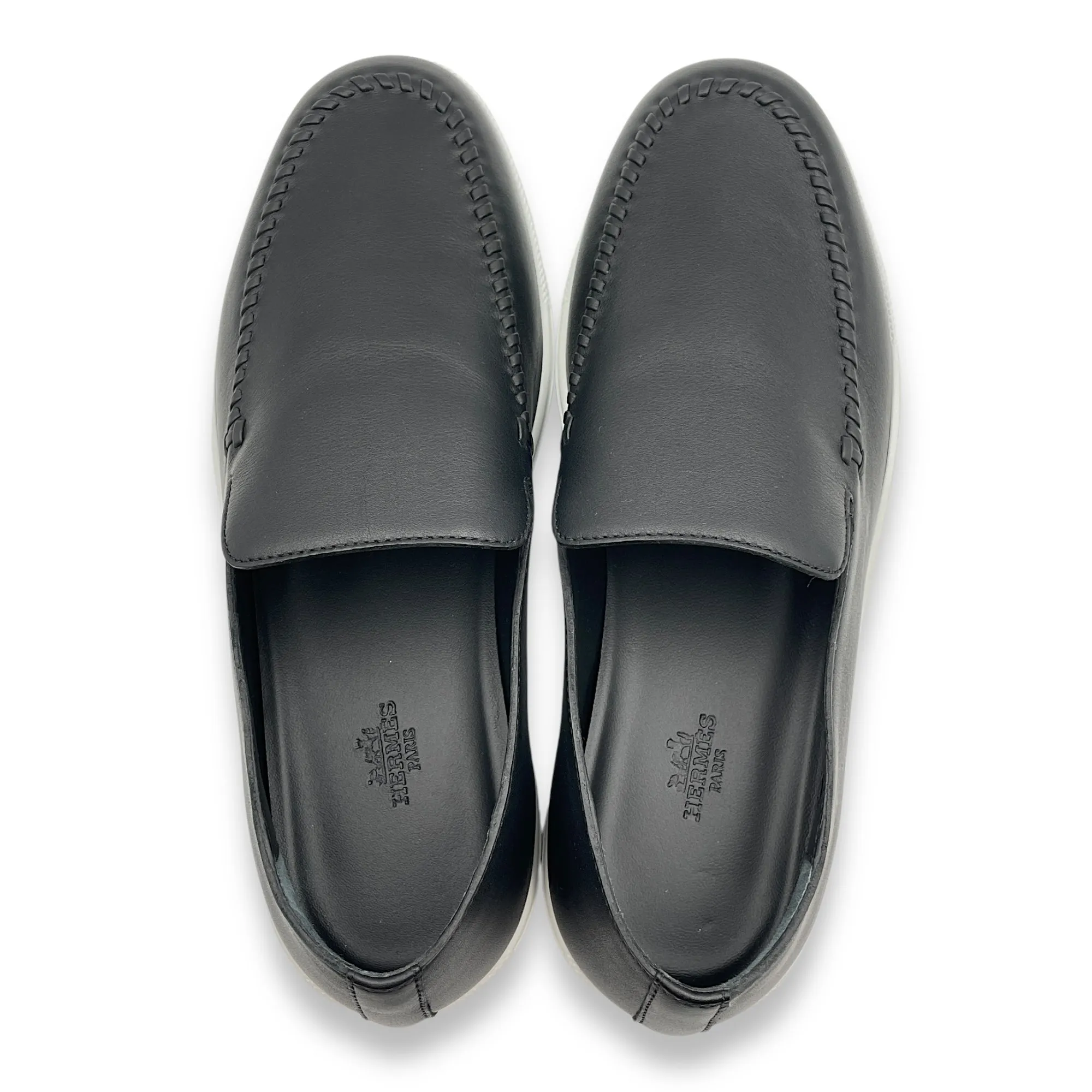 Julian 40 Black Loafers in Calfskin