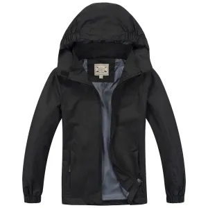 Kids Waterproof Rain Jacket - Cobalt
