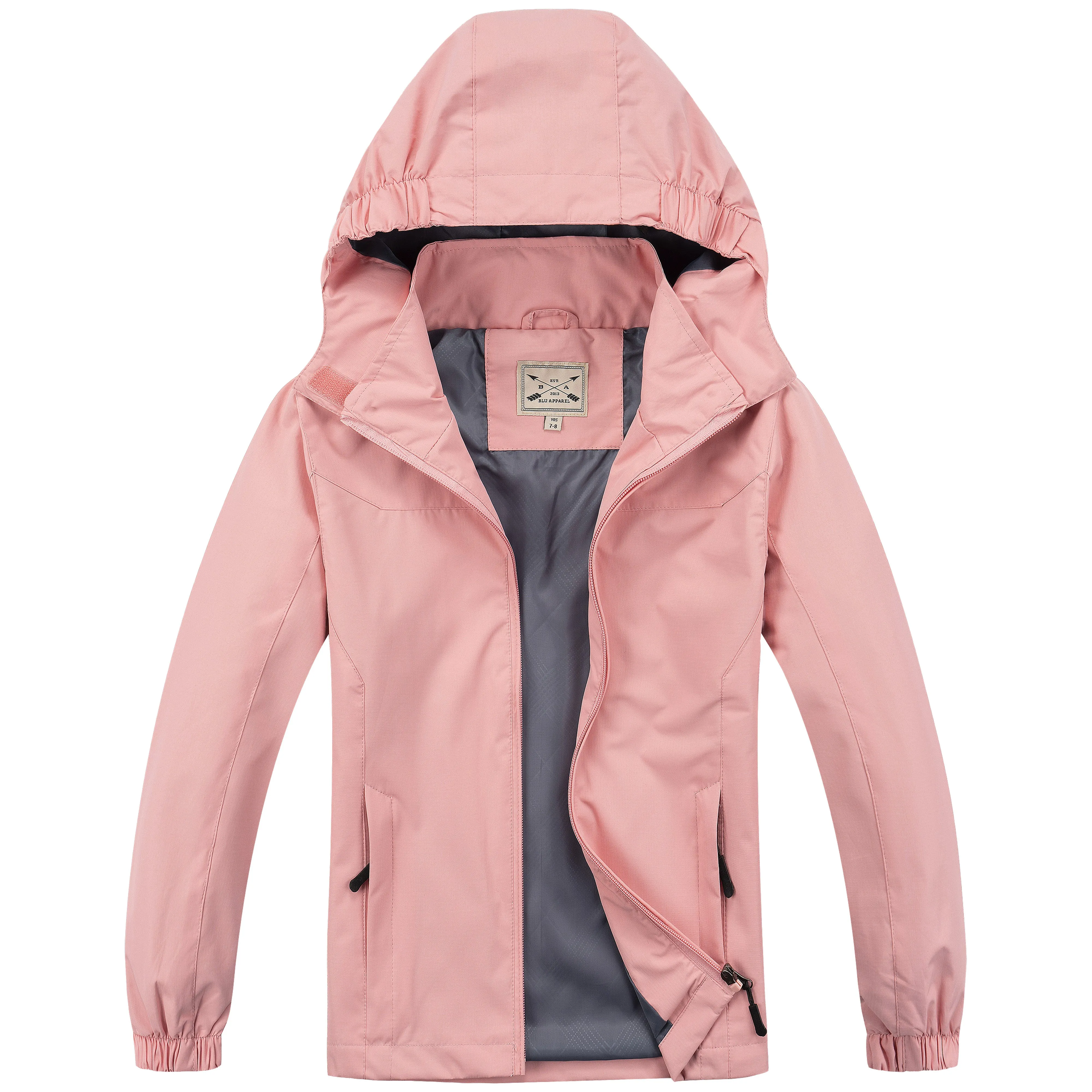 Kids Waterproof Rain Jacket - Cobalt