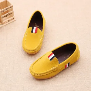 Kids Yellow Loafers