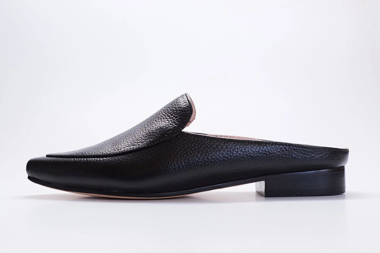 Lafayette Flat Mules in Black