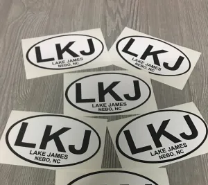 Lake James - LKJ Marion, NC Decal