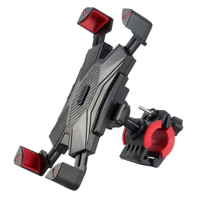 Large Size Phone Holder Live Streaming Stand for Motorcycle Mountain Bike Electric Bike Universal iPhone Samsung Holder Connects to Handle Bars