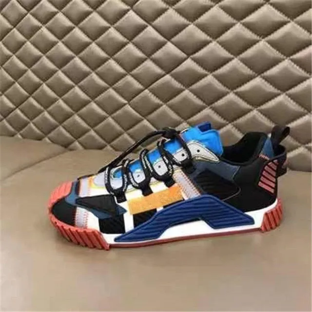 Leather Thick Bottom Breathable Sports Shoes