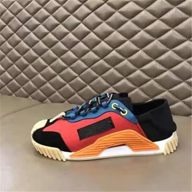 Leather Thick Bottom Breathable Sports Shoes