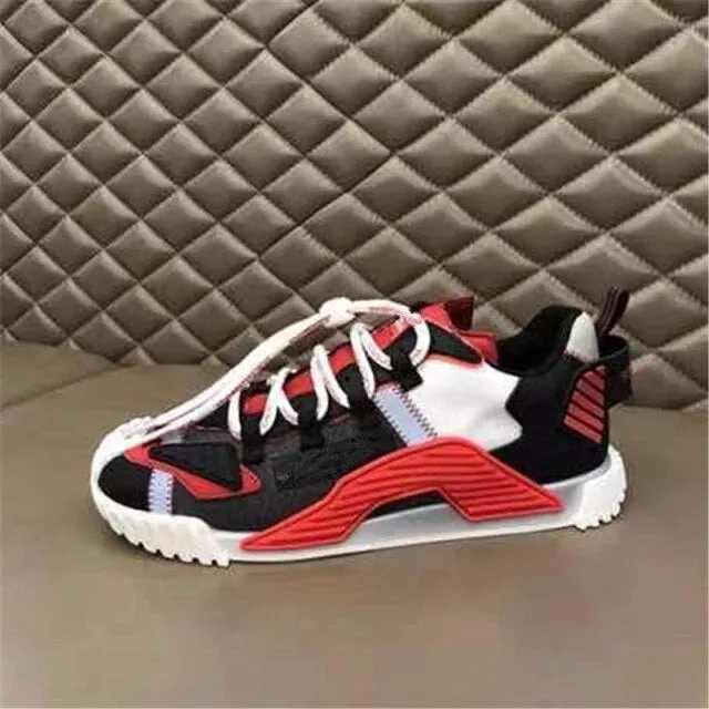 Leather Thick Bottom Breathable Sports Shoes