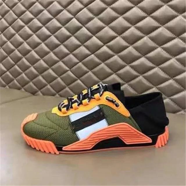 Leather Thick Bottom Breathable Sports Shoes