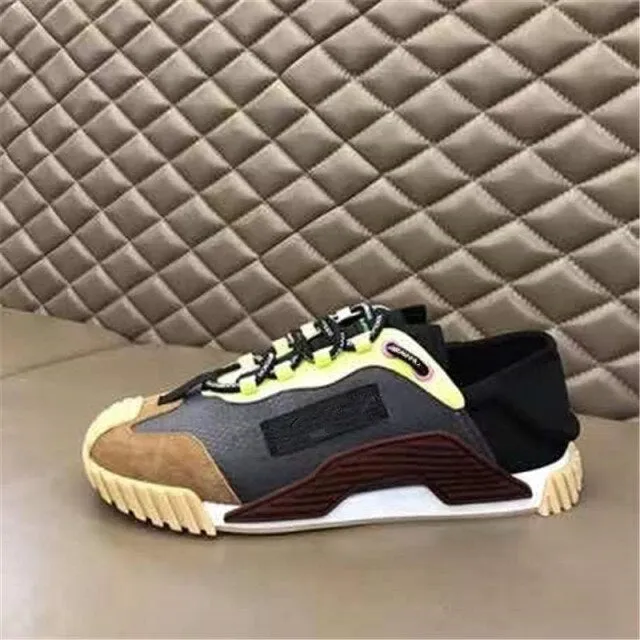 Leather Thick Bottom Breathable Sports Shoes