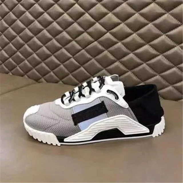 Leather Thick Bottom Breathable Sports Shoes