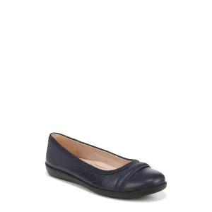 LifeStride Womens Nile Ballet Flats Lux Navy 9.5 M