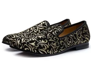 Luxury Men Shoes Black Loafers Leather Men Casual Shoes