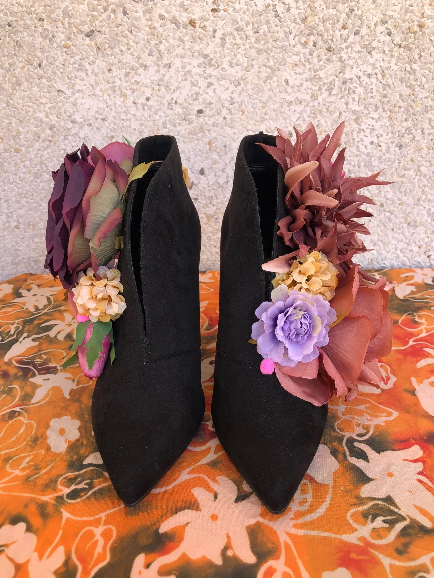 Malva Flowers Boots Size EU 40/ USA 10