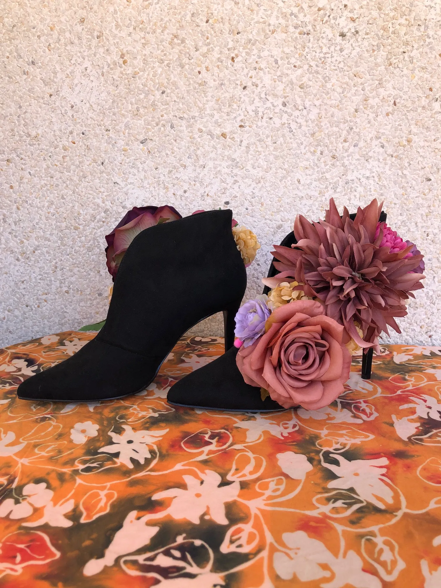 Malva Flowers Boots Size EU 40/ USA 10