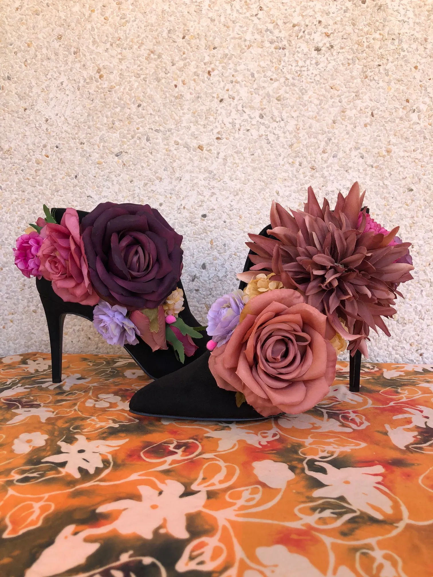Malva Flowers Boots Size EU 40/ USA 10