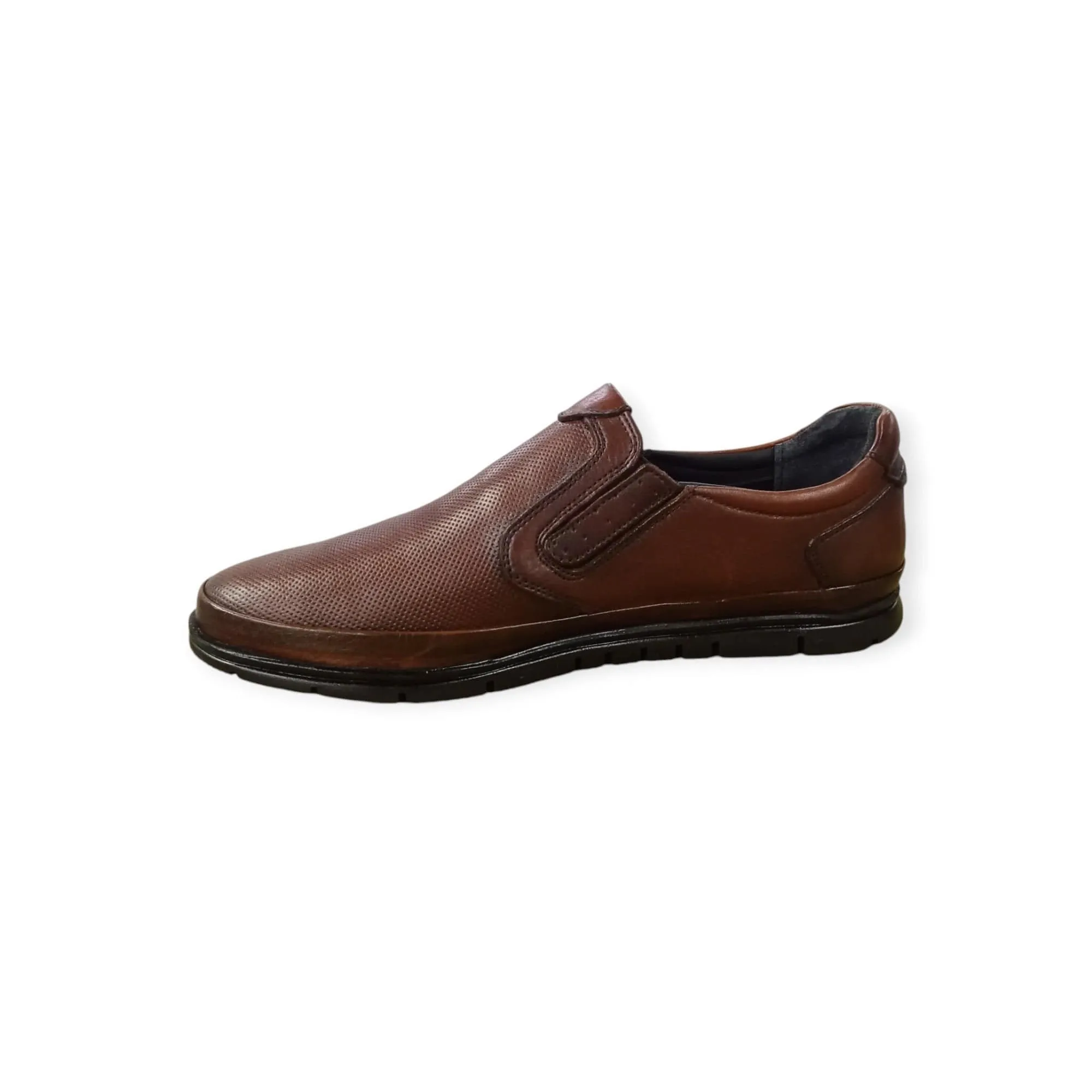 Marco Rossi Men's Slip On Casual Shoes Brown