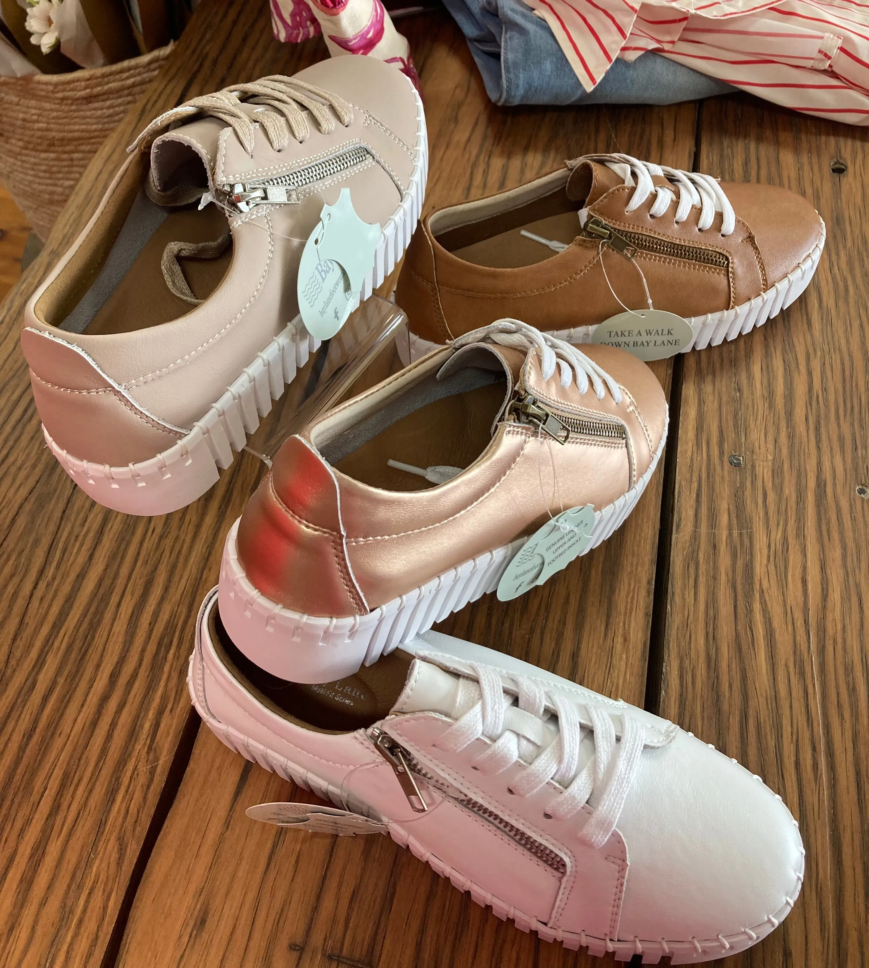 Medusa Nude Sneaker By Bay Lane Footwear