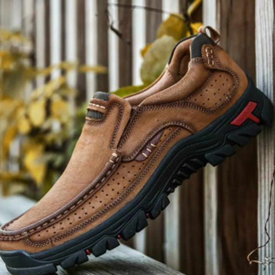 Men Casual Outdoor Slip-on Genuine Leather
